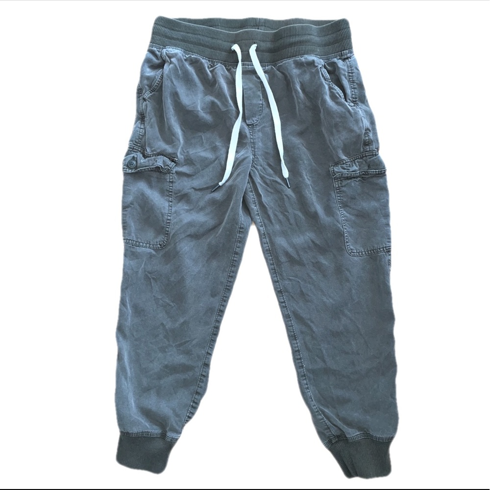 Aerie cargo joggers, olive green, size M